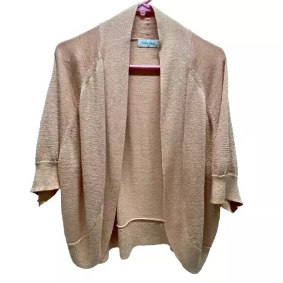 Calvin Klein Women’s Open Front Sweater (No Size Tags) 40" Chest 25" Length EUC - Picture 1 of 7